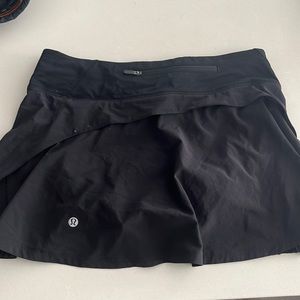 Black Lululemon tennis skirt